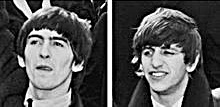 George Harrison and Ringo Starr