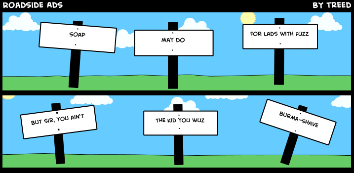 burma shave ads
